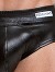 Jockstrap Leather Bottomless - noir