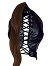 OUCH! Xtreme Mask Brown Ponytail