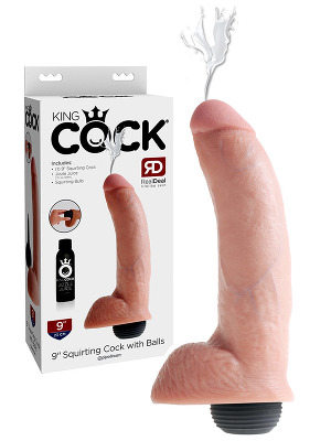 King Cock Squirting - Gode jaculateur 9 inch nature