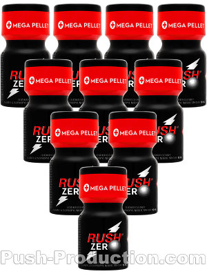 Poppers Rush Zero 10 ml - pack de 10