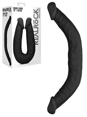 RealRock - Double Dong 18 inch - Noir