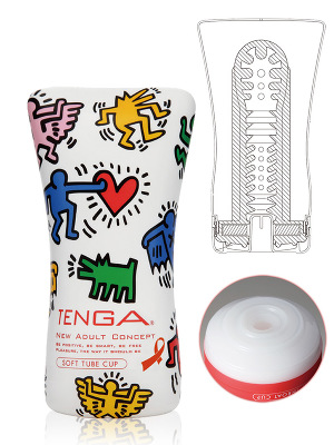 Vaginette Tenga - Soft Tube Cup Keith Haring
