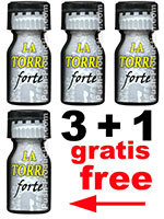 Poppers La Torre Forte small 3+1 gratuit