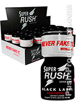 Poppers Super Rush Black Label 10 ml - pack de 18