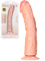 RealRock - Dong 10 inch - Curved Ultra Skin