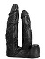 Dildorama - Double gode de 15,2 et 17,8 cm (6+7 inch) noir