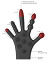 FistIt Silicone Stimulation Glove - Gant noir