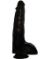 Gode Push Black 19,8 cm/7.8 inch avec ventouse