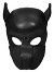 Puppy Play Mask - Noir
