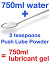PUSH Lube Powder 500g - Just Add Water