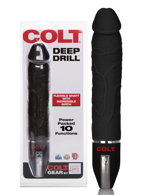 COLT - Vibrateur anal Deep Drill - noir