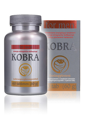 Complement alimentaire pour hommes Kobra 60 comprimes