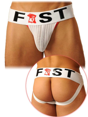 Fist - Jockstrap Logo - Blanc