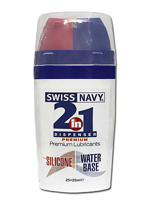 Lubrifiant 2en1 à base d'eau/de silicone - Swiss Navy