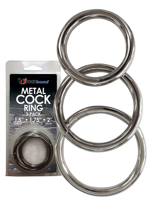 Manbound Metal Cockring 3 Pack