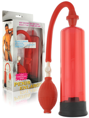 Penis Pump Enlarger Red