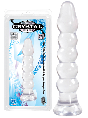 Plug anal Clear Bumps - Crystal Jellies