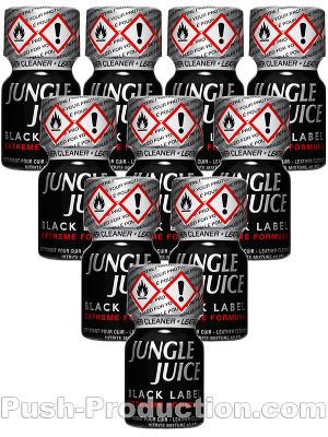 Poppers Jungle Juice Black Label 10 ml - pack de 10