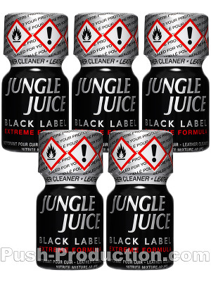 Poppers Jungle Juice Black Label 10 ml - pack de 5