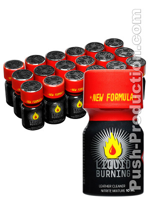 Poppers Liquid Burning 10 ml - pack de 18
