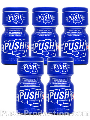 Poppers Push 10 ml - pack de 5