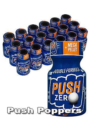 Poppers Push Zero 9 ml - pack de 18