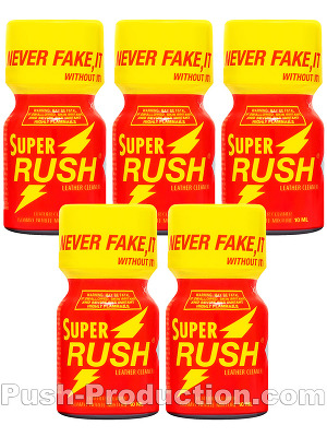 Poppers Super Rush 10 ml - pack de 5