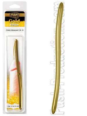 Push Gold Edition - Plug d'urtre Dilator Advanced 9 & 10
