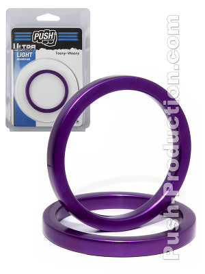 Push Ultra Light - Teeny-Weeny Aluminium Cockring Purple