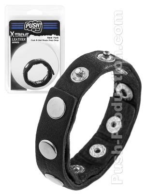 Push Xtreme Leather - Cock & Ball Strap New York