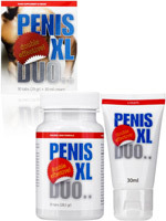 Complement alimentaire et gel stimulant Penis XL Duo