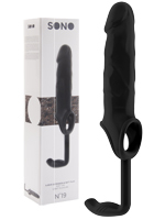 Extension de pénis et plug anal noir - SONO No.19