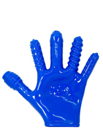 Gant de masturbation bleu Finger-Fuck - Oxballs