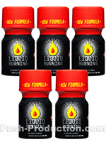 Poppers Liquid Burning 10 ml - pack de 5