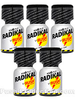 Poppers Radikal Rush 10 ml - pack de 5
