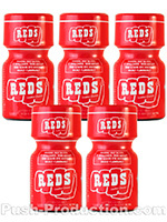 Poppers Reds 10 ml - pack de 5