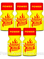 Poppers Rush Ultra Strong 10 ml - pack de 5