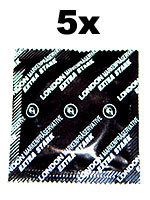 Preservatifs London Extra Strong x 5