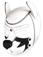 Pupplay Dog Mask - Fox Terrier Blanc