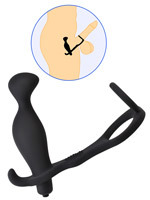 Silicone Vibrating Prostate Stimulator Cockring