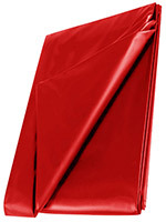 WetPlay Bedsheet - Drap en PVC 210x200cm rouge